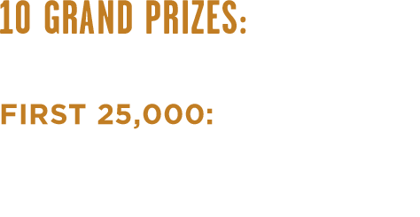 Each grand prize winner gets a Darius Ricker autographed guitar & the first 25,000 entries get a complimentary download of his new single